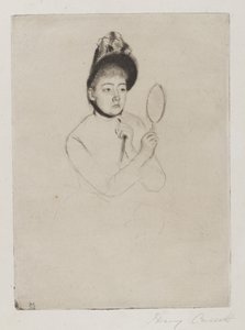 Femme au Mirror (De Hoed), c.1891